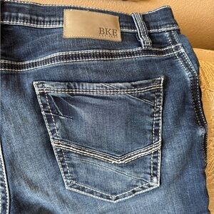 BKE Jake Straight Men's Blue Jeans 34 x 32